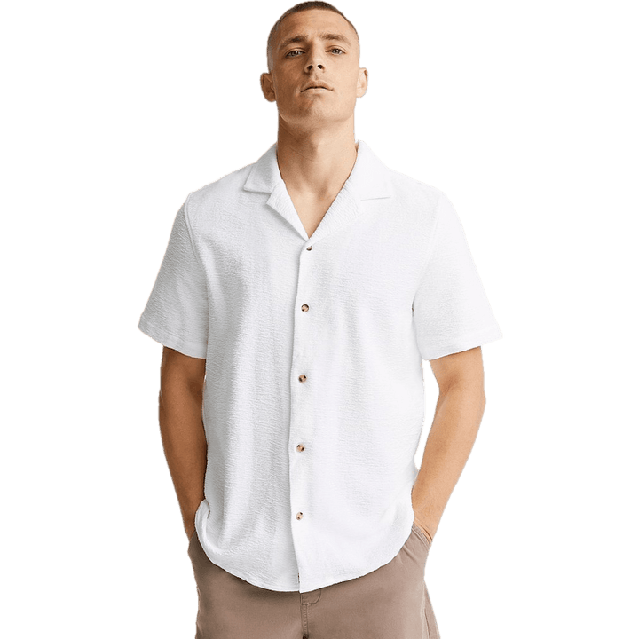 Krekls ar džempera struktūru Balts