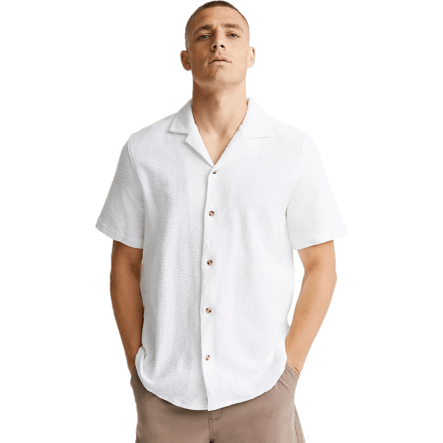 Krekls ar džempera struktūru Balts