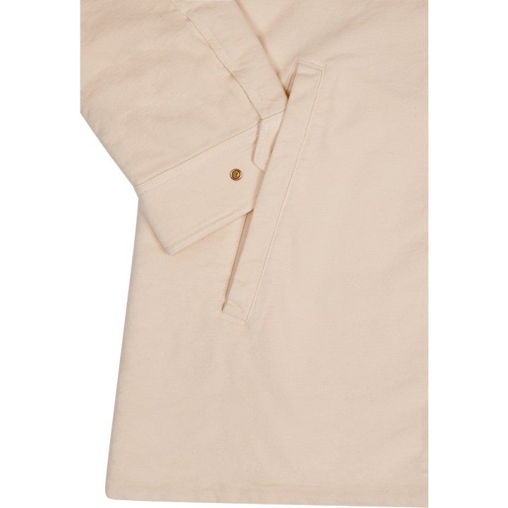 Veste chemise en moleskine rose pâle