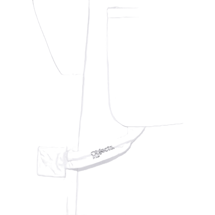 Džins džins vrečasta bela