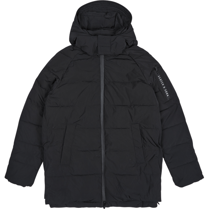 Waterafstotend gerecycled poly Zwart