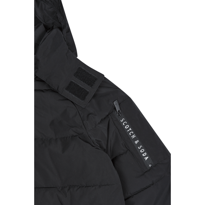 Waterafstotend gerecycled poly Zwart