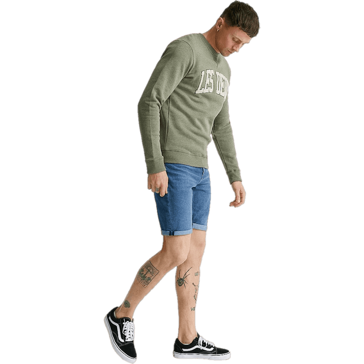 Sweat-shirt Crane Vert Lichen Mélange/huître Gr