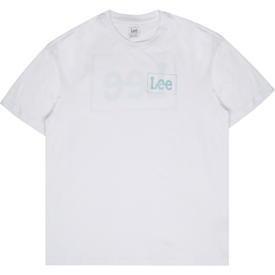 T-shirt ample avec logo blanc brillant