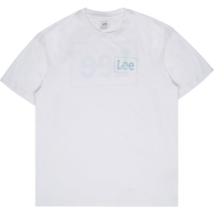 T-shirt ample avec logo blanc brillant