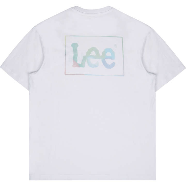 T-shirt ample avec logo blanc brillant