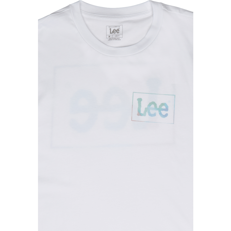 T-shirt ample avec logo blanc brillant