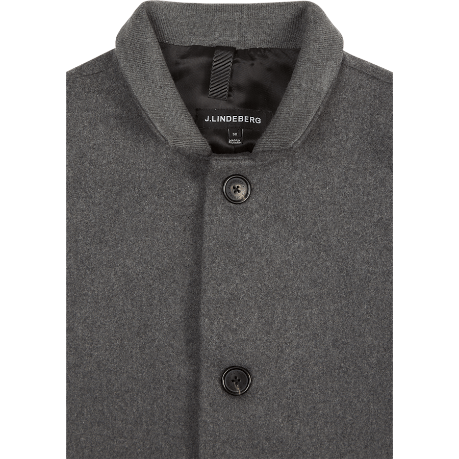 Holger 2.0 Cappotto Melton Cenere vulcanica