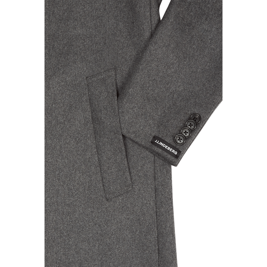 Holger 2.0 Cappotto Melton Cenere vulcanica