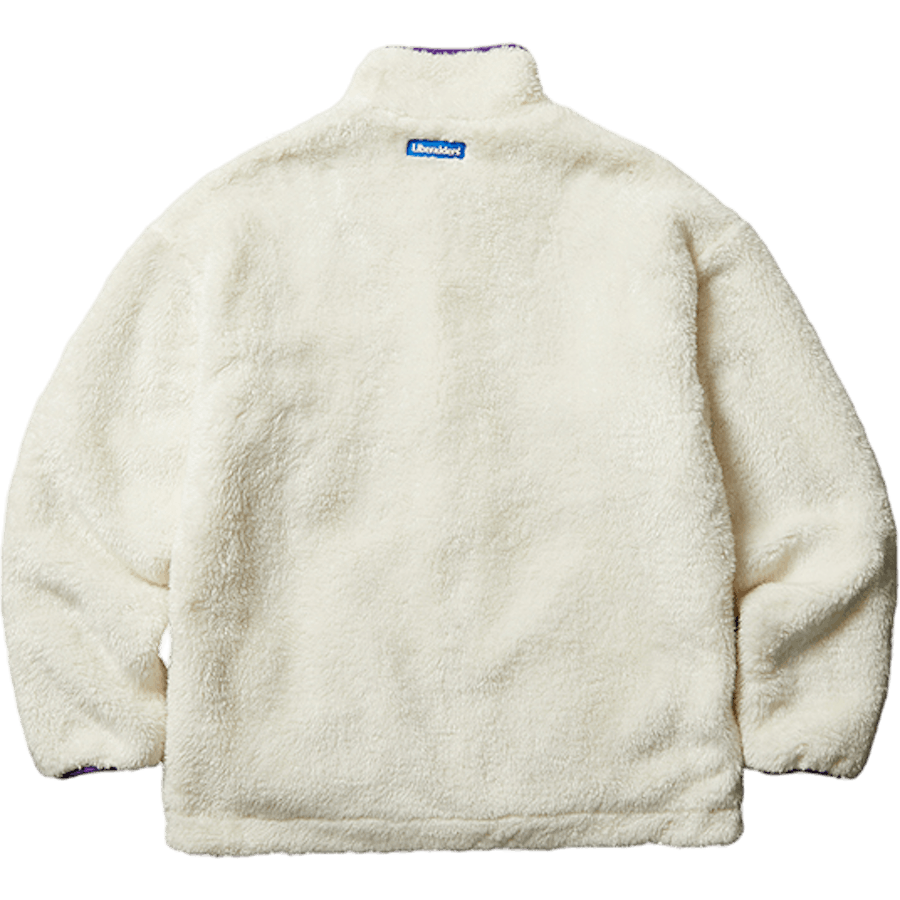 Pile Fleece Jacket White