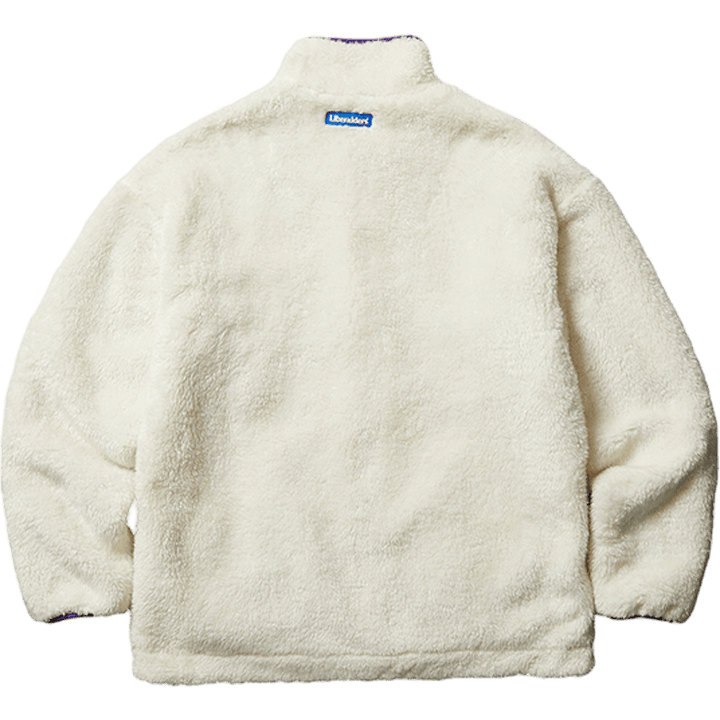 Pile Fleece Jacket White