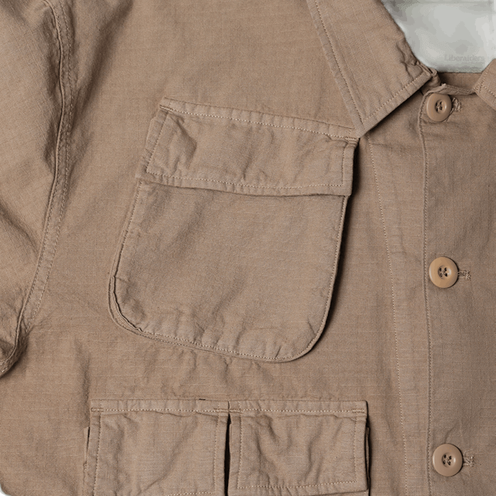 Rip Stop Fatigue Jacket Coyote