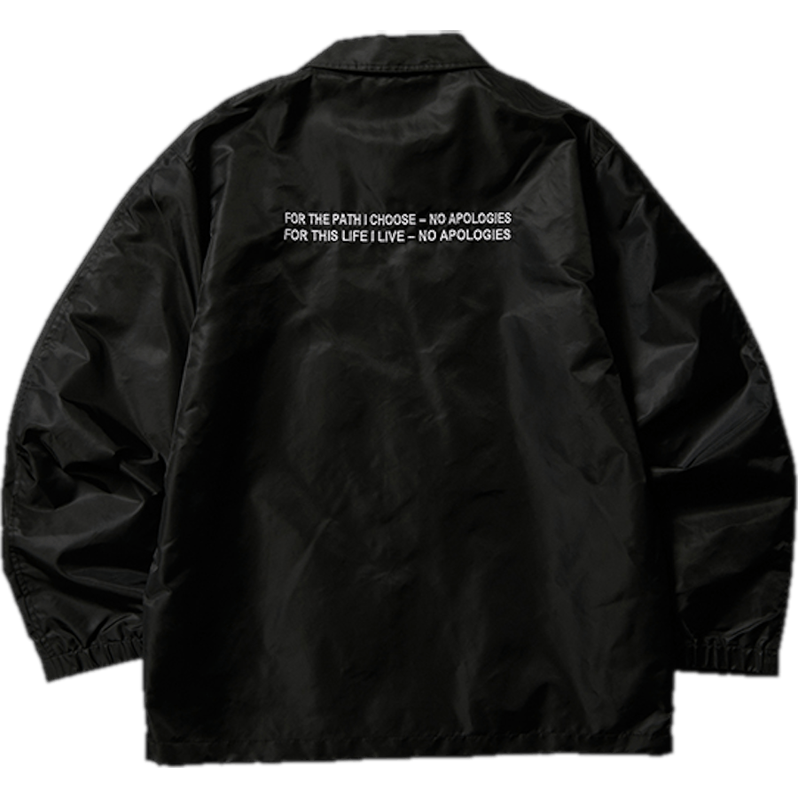 Strife Nylon Coach Jacket Black