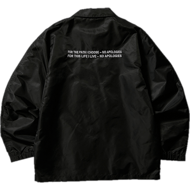 Strife Nylon Coach Jacket Black