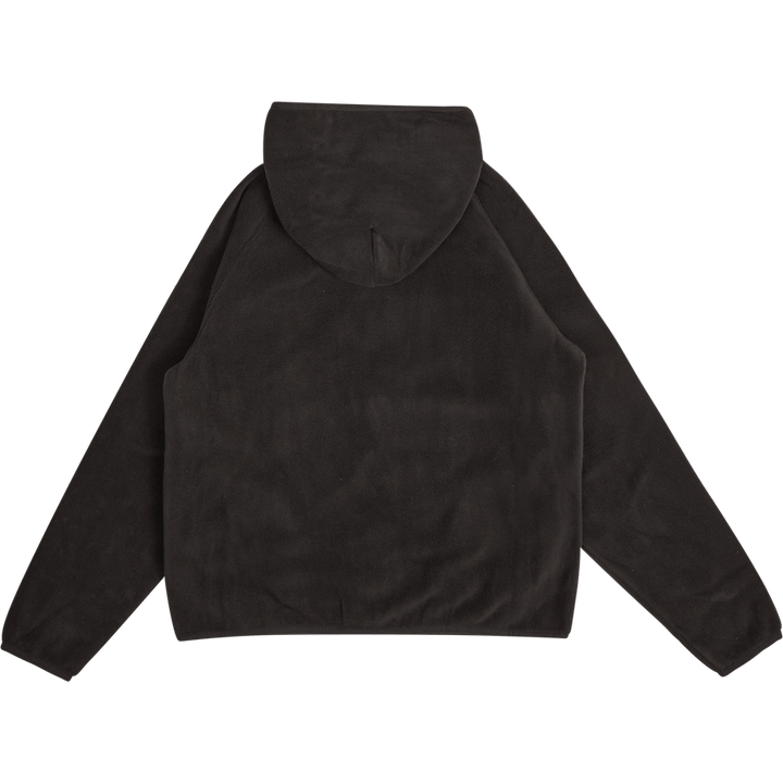 Soutien-gorge zippé en polaire avec logo - Noir