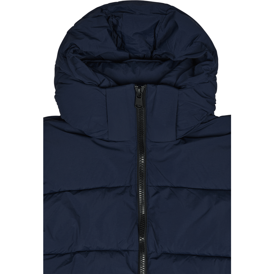 Doudoune en nylon froissé