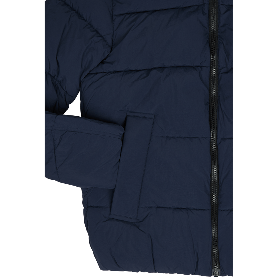 Doudoune en nylon froissé