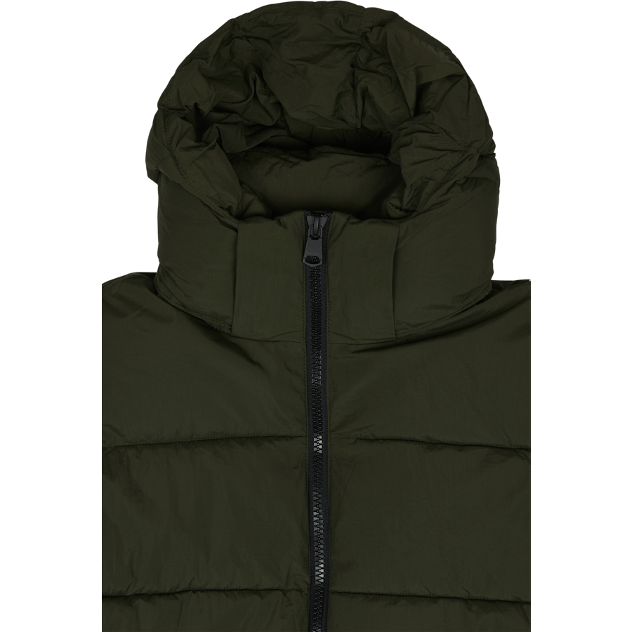 Doudoune en nylon froissé Mrz