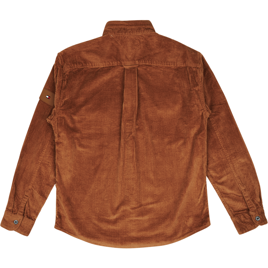 Tommy Hilfiger Eu Corduroy Overshirt Gwj - Desert Khaki - Desert Khaki