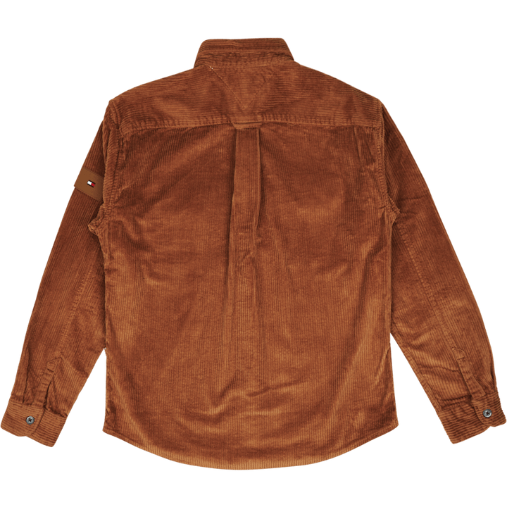 Tommy Hilfiger Eu Corduroy Overshirt Gwj - Desert Khaki - Desert Khaki