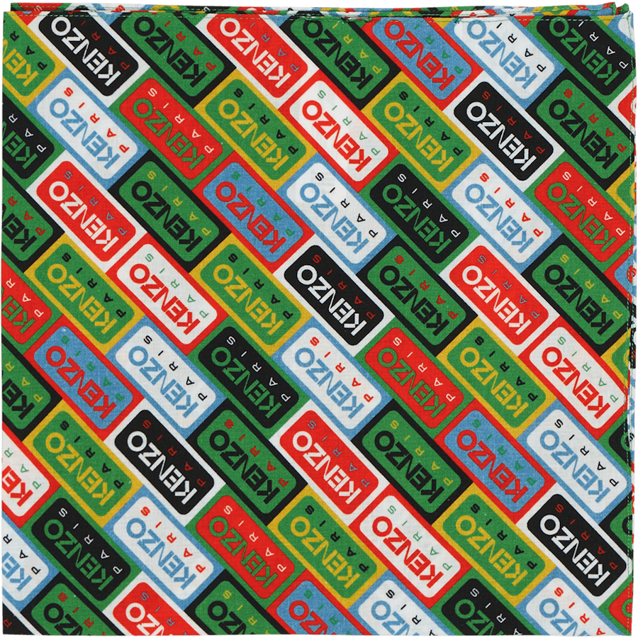 Šatka Kenzo Label Multicolor
