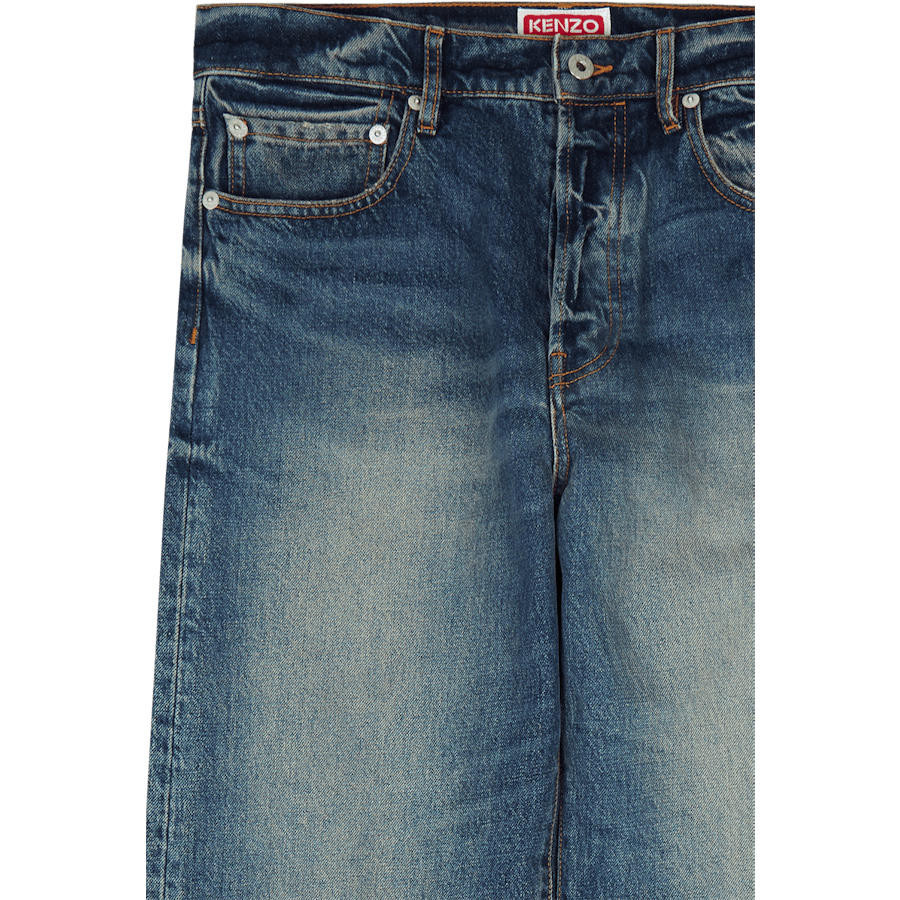 Spodnie jeansowe średni kamień niebieski jeans