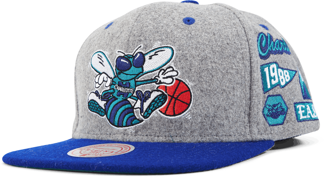 Hornets Melton Patch Snapback HWC