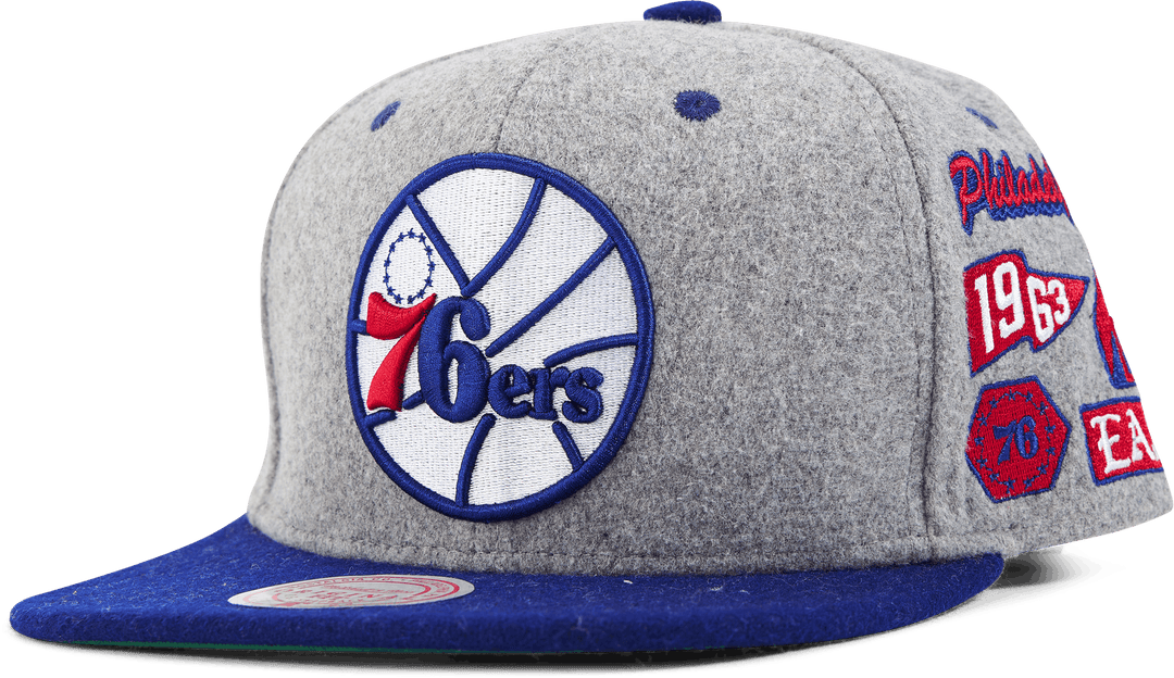 76ers Melton Patch Snapback HWC
