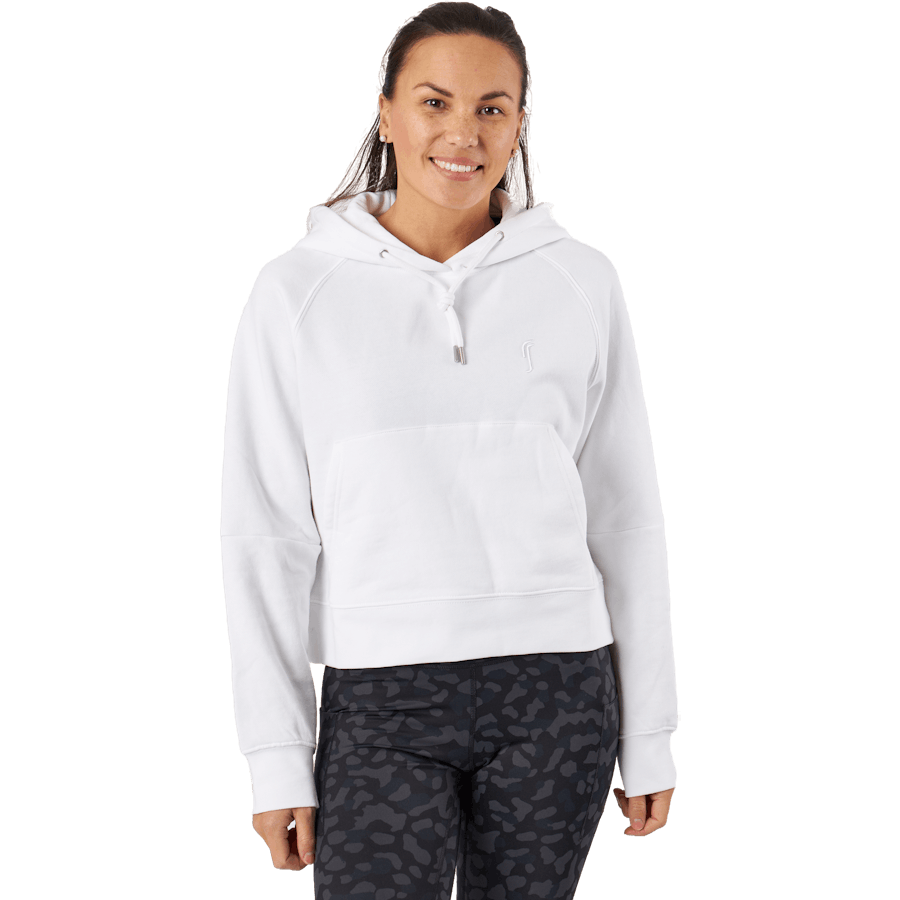 Sweat à capuche Paris blanc pour femme