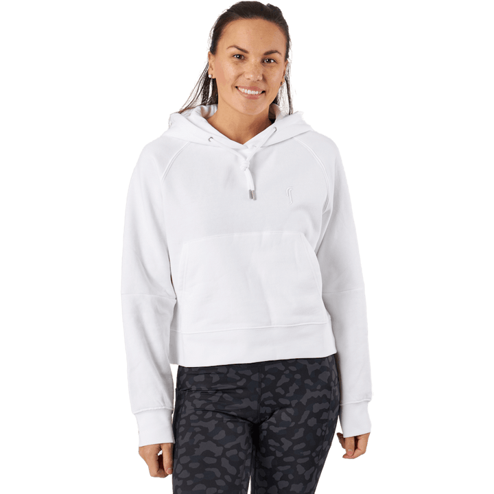 Sweat à capuche Paris blanc pour femme