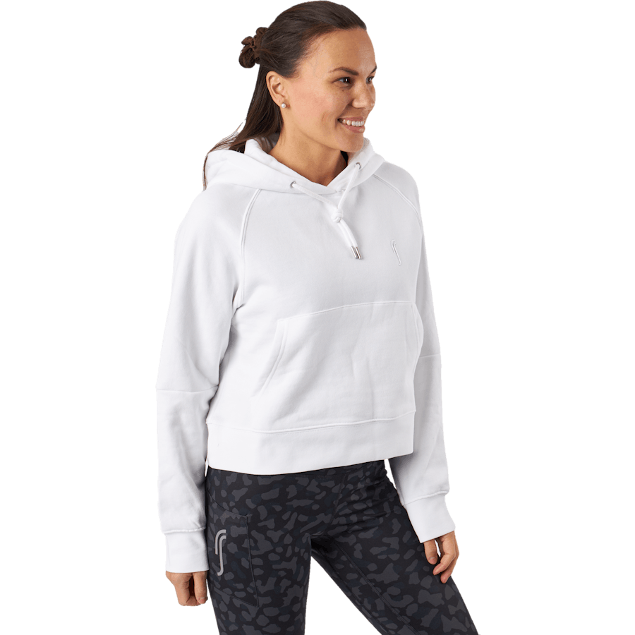 Sweat à capuche Paris blanc pour femme