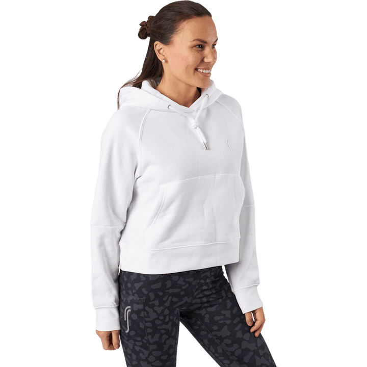 Sweat à capuche Paris blanc pour femme