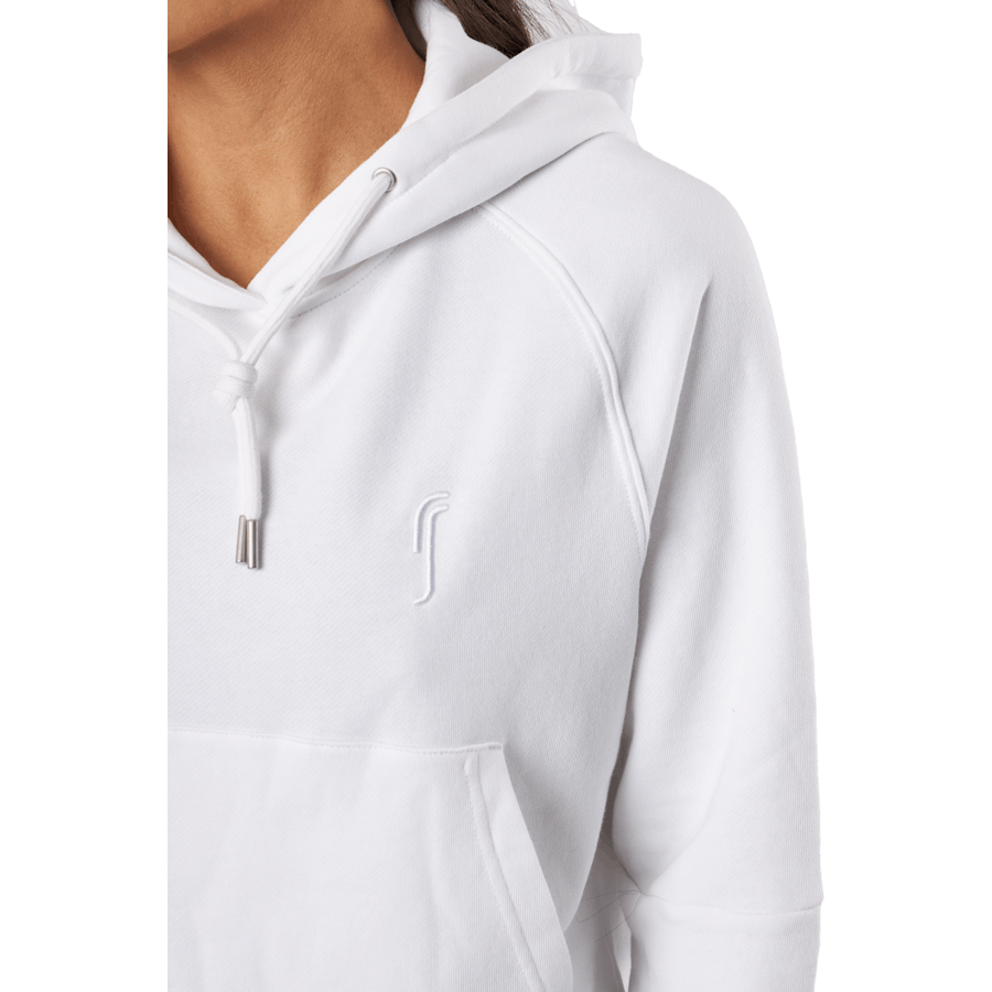 Sweat à capuche Paris blanc pour femme
