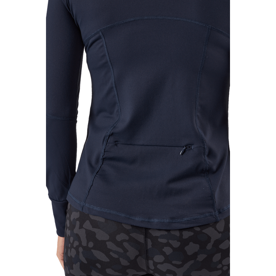 Pull demi-zip bleu foncé