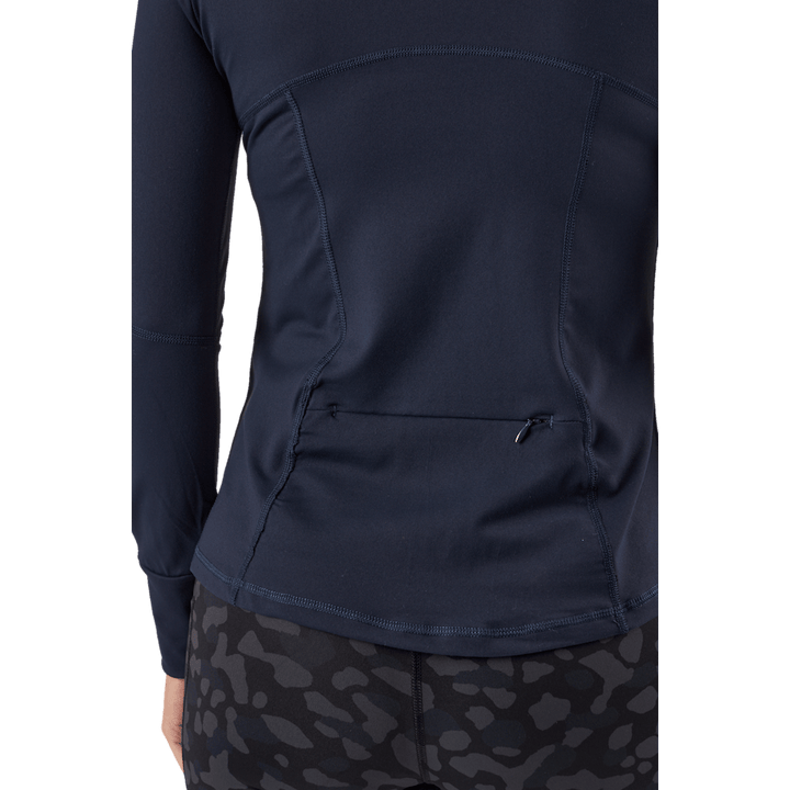 Pull demi-zip bleu foncé