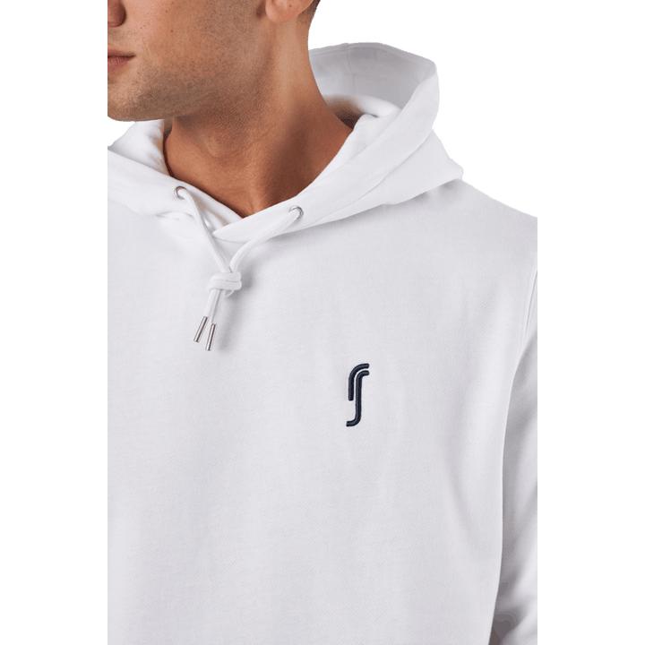 Sweat à capuche Paris blanc pour homme