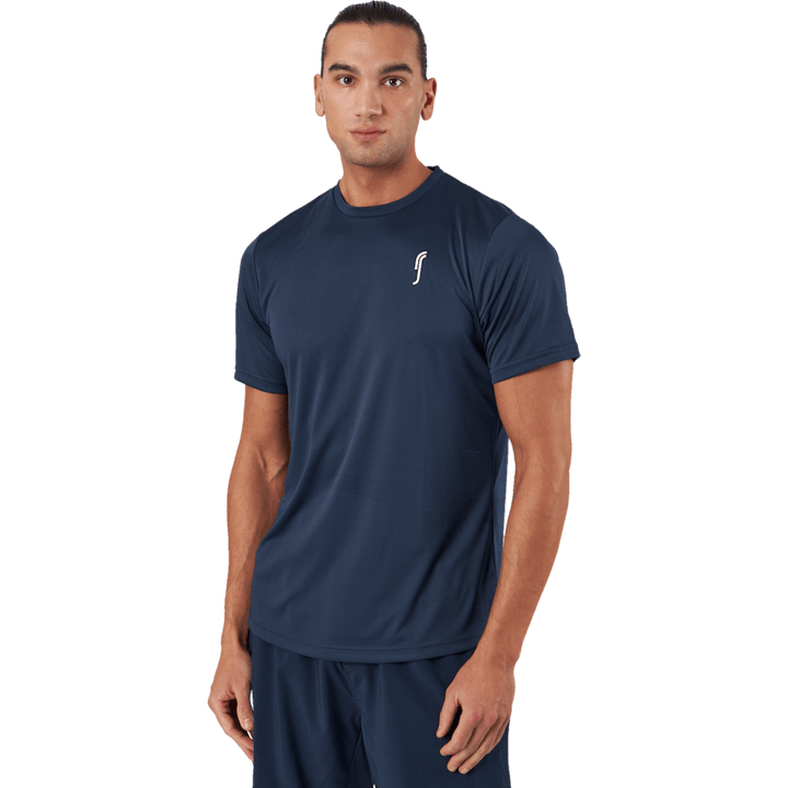 Tee-shirt de performance pour hommes, bleu marine