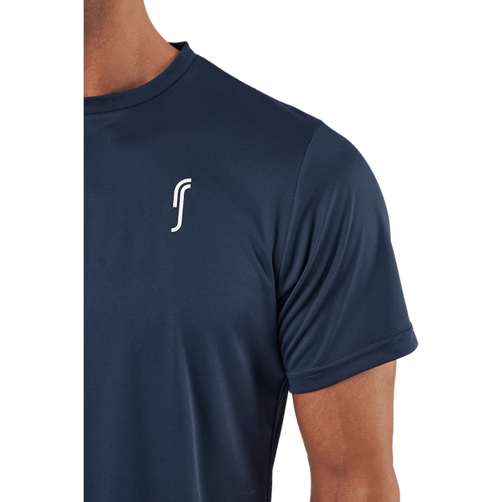 Tee-shirt de performance pour hommes, bleu marine