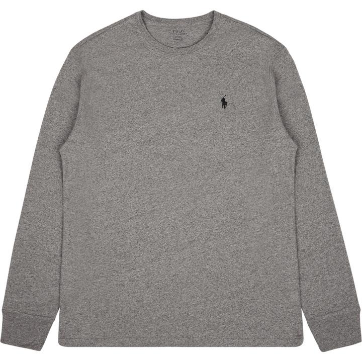 Classic Fit Jersey T-shirt met lange mouwen Dark Vintage Heather