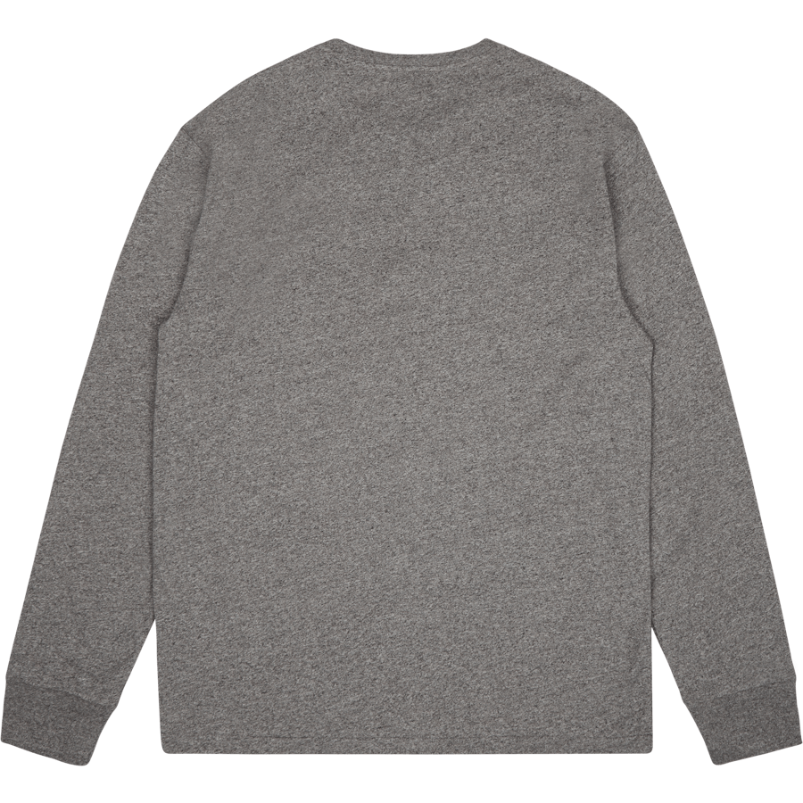 Classic Fit Jersey T-shirt met lange mouwen Dark Vintage Heather