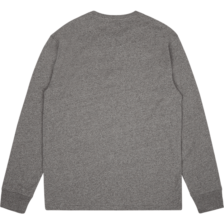 Classic Fit Jersey T-shirt met lange mouwen Dark Vintage Heather