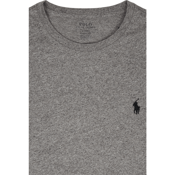 Classic Fit Jersey T-shirt met lange mouwen Dark Vintage Heather