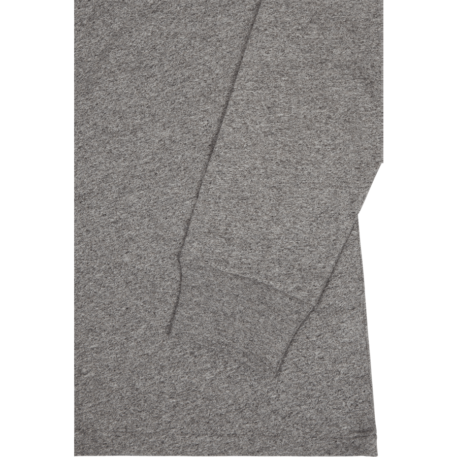 Classic Fit Jersey T-shirt met lange mouwen Dark Vintage Heather