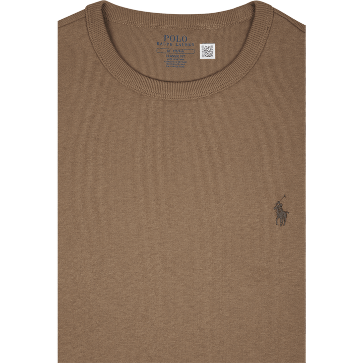 Classic Fit Jersey Crewneck T-skjorte Montana Khaki