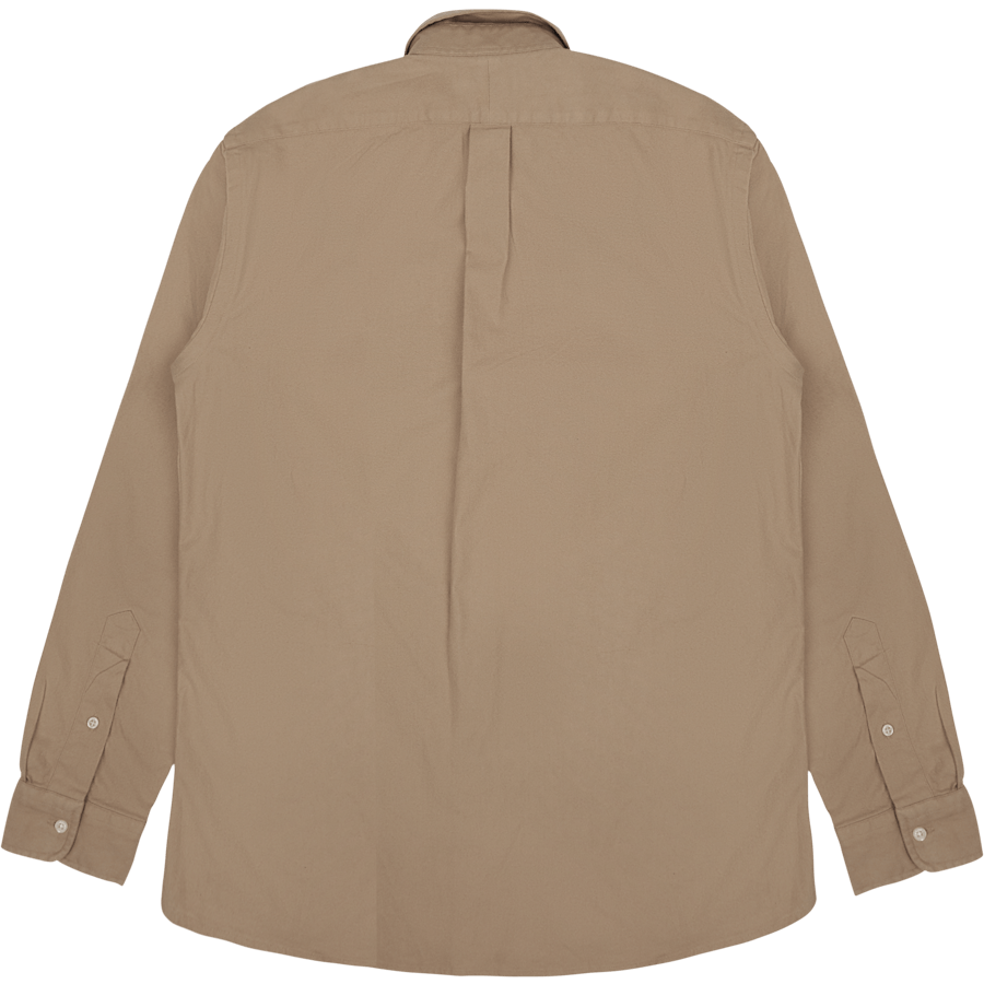 Individualiai pritaikyti flaneliniai marškiniai Vintage Khaki