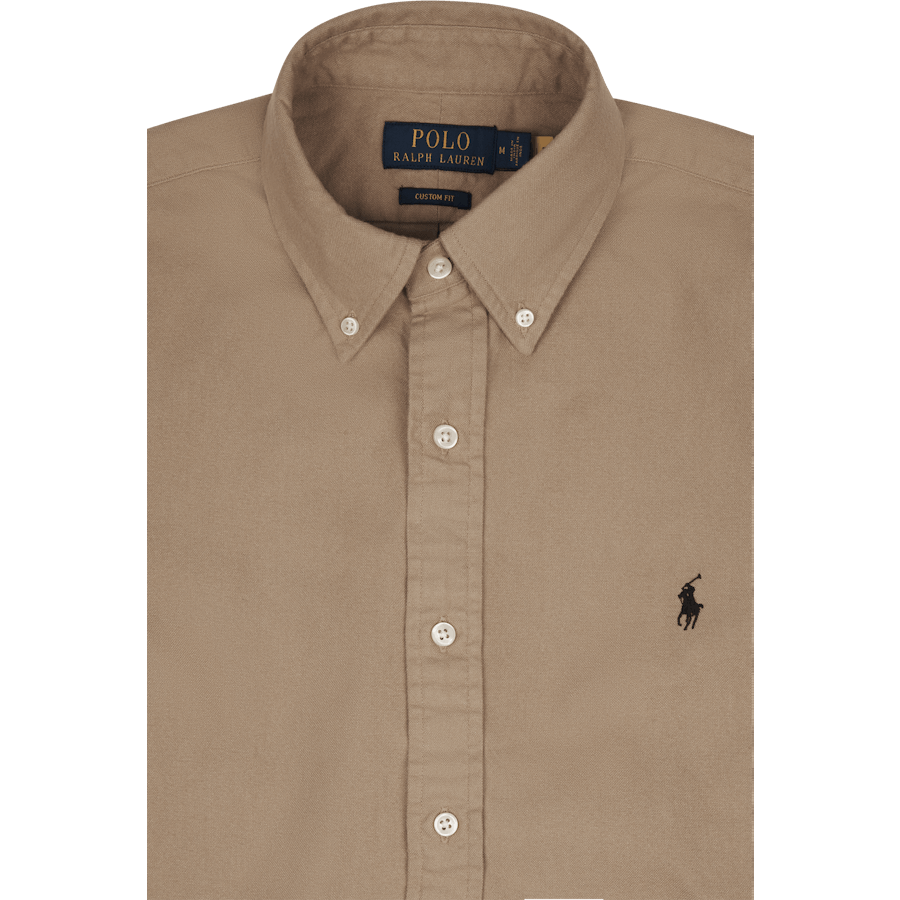 Individualiai pritaikyti flaneliniai marškiniai Vintage Khaki