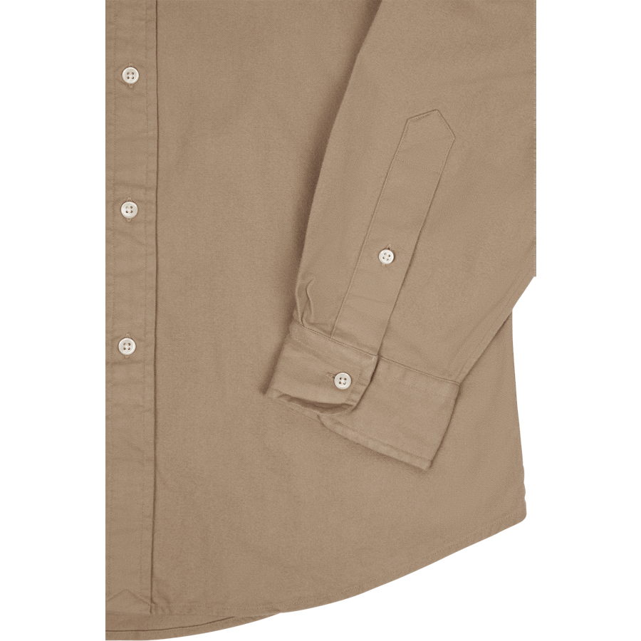 Individualiai pritaikyti flaneliniai marškiniai Vintage Khaki