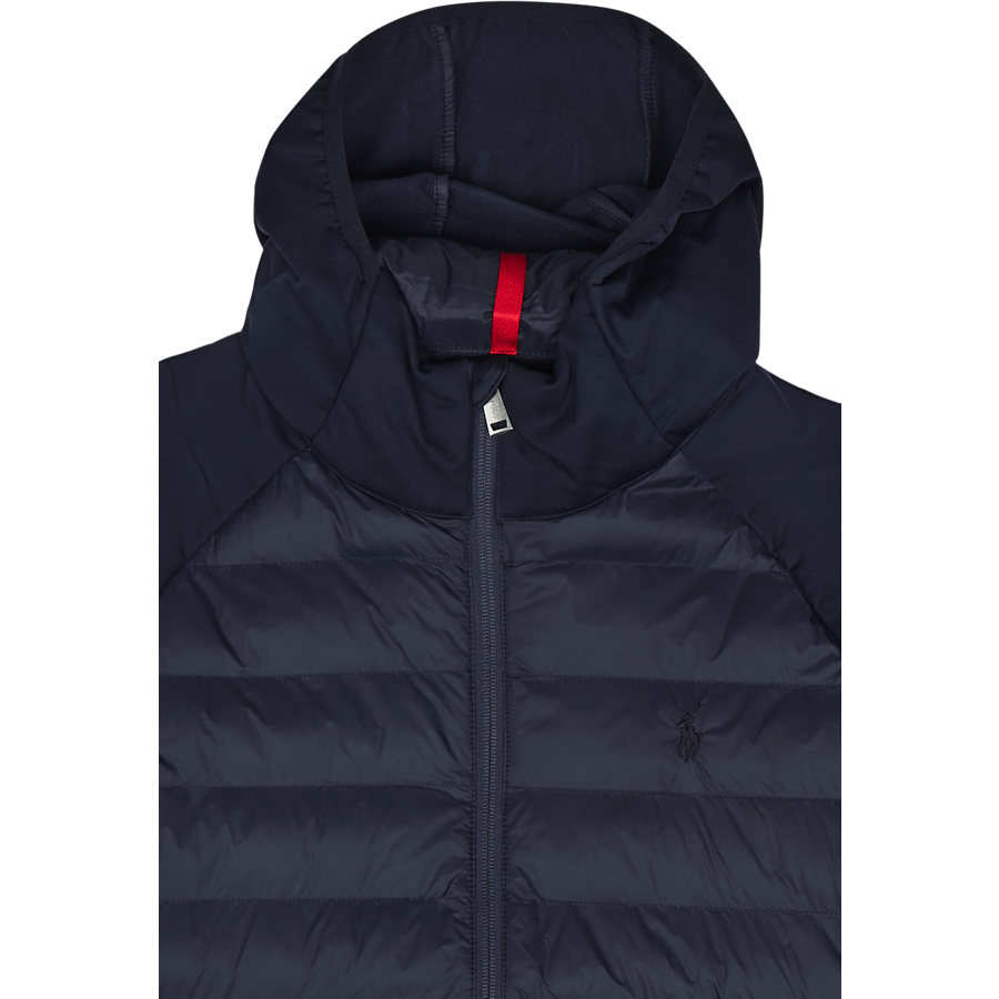 Collection de vestes hybrides déperlantes bleu marine