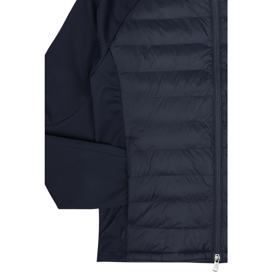 Collection de vestes hybrides déperlantes bleu marine