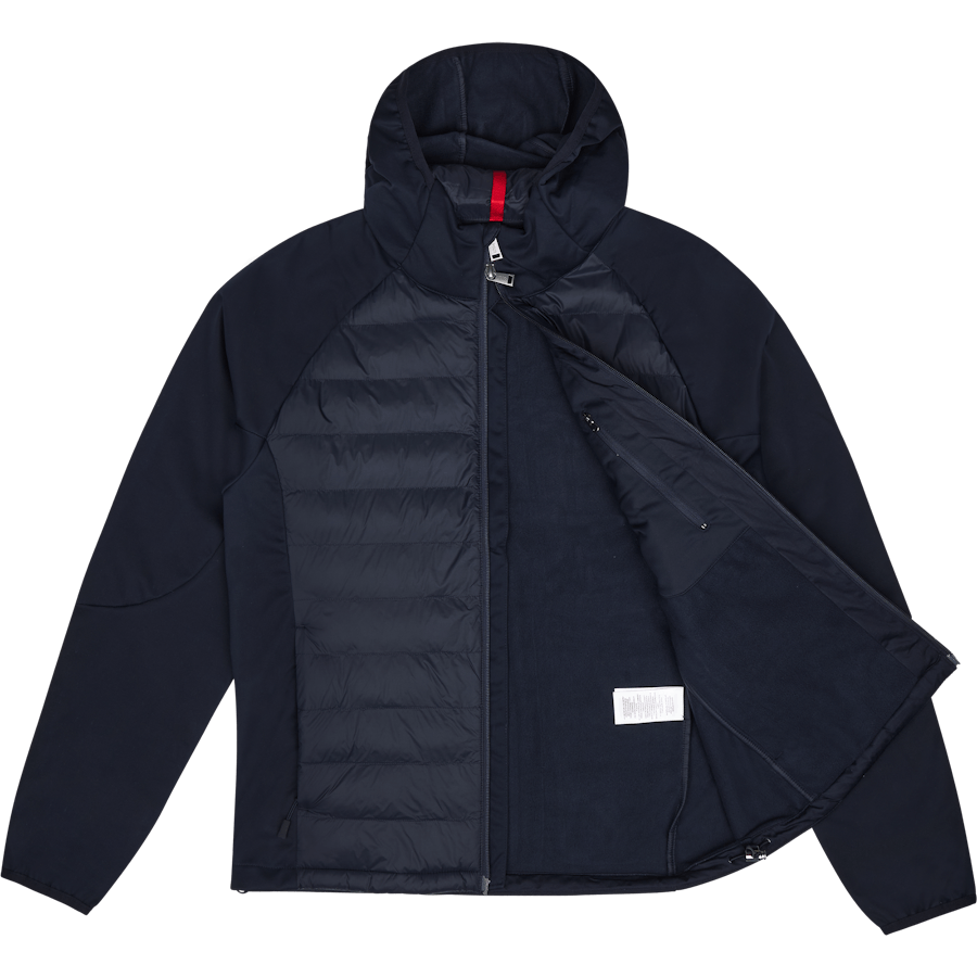 Collection de vestes hybrides déperlantes bleu marine